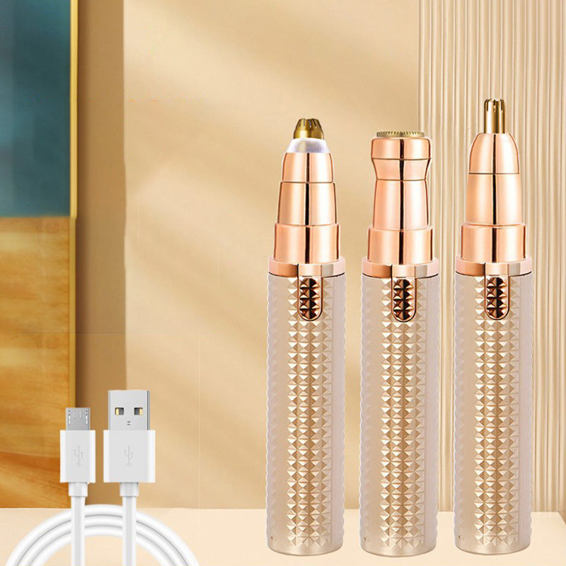🔥3-in-1 Electric Beauty Tool — Your Salon-Like Look At Home Shape Perfect Brows, Remove Unwanted Facial Hair & Stay Smooth In Seconds With One Easy-To-Use Grooming Device