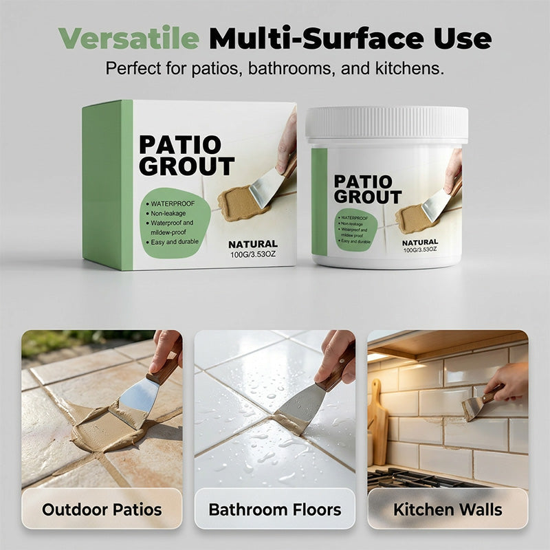 🏠 LIMITED-TIME 50% OFF! ✨ Waterproof Tile Grout Filler – Mildew-Proof, Easy DIY, Multi-Surface 🛠️