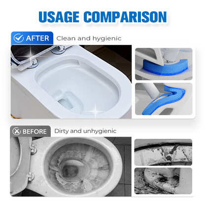 🧹 Disposable Toilet Brush Set | Touchless Disposal | Daily Bathroom Cleaning · Removes Grime from Hard-to-Reach Areas