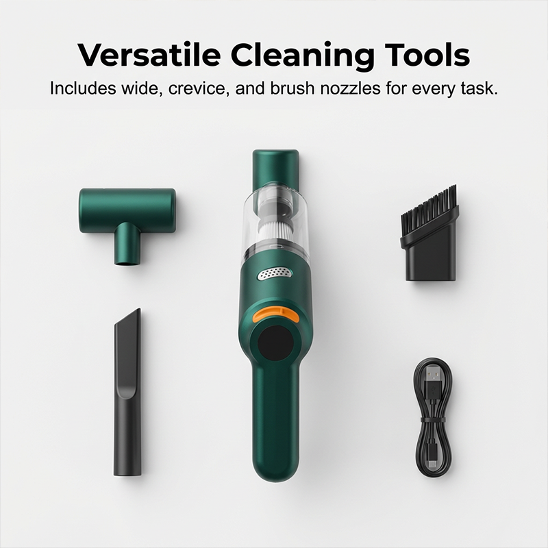 ⏰ Newly Upgraded Cordless Car Vacuum – 10000Pa Suction & 4000mAh Battery 🚗