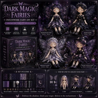 🥳2026 HOT SALE🥳💞50K+ SOLD!🧵✨ 50% OFF! Fairy Patchwork DIY Collection – Stitch 4 unique fairies, create keepsakes to treasure. Perfect for craft lovers & magical gifts! 🧚‍♀️💫