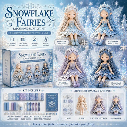 🥳2026 HOT SALE🥳💞50K+ SOLD!🧵✨ 50% OFF! Fairy Patchwork DIY Collection – Stitch 4 unique fairies, create keepsakes to treasure. Perfect for craft lovers & magical gifts! 🧚‍♀️💫