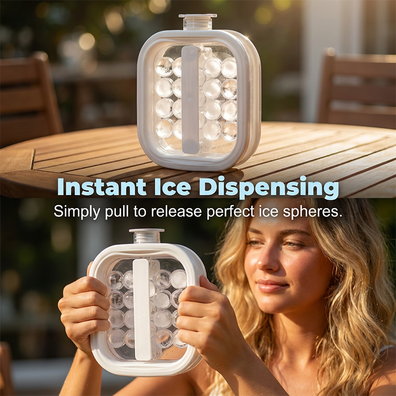 🥳2026 HOT SALE🥳💞50K+ SOLD!🍹 50% OFF!Portable Silicone Ice Ball Maker Kettle
