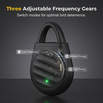 🏆 Last Day Special Price £16.99 ! 🐦Buy 2 Get 1 Free🎁No more trouble from birds, beasts and locusts！Portable Ultrasonic Bird Repellent Keychain