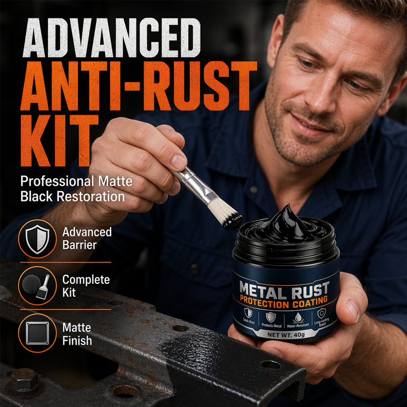 🥳2026 HOT SALE🥳💞50K+ SOLD!🔧🏠 60% OFF! Metal Rust Protection Black Repair Paste – Restores rusty gates, railings & tools. Forms protective coating – no need to replace! 🛡️✨