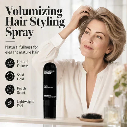 ⏳LAST DAY SALE ONLY🔥✨Peach-Scented Volumizing & Setting Spray – Lightweight, Bouncy Hair & Long-Lasting Hold 🍑