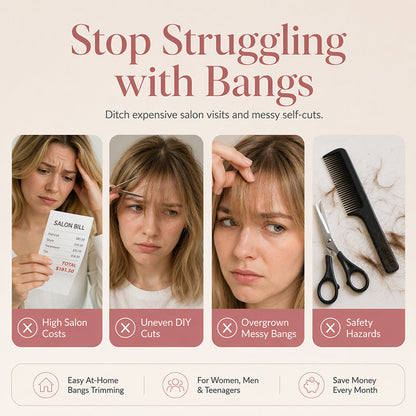 🎉✨Buy 2 Get 1 Free Limited Offer！🎁Portable Dual-Use Hair Trimming Comb