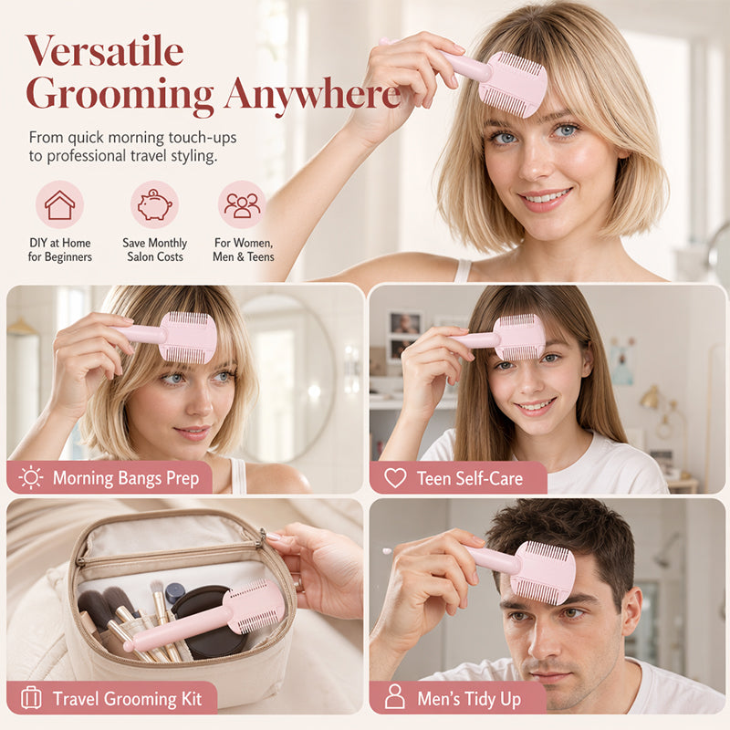 🎉✨Buy 2 Get 1 Free Limited Offer！🎁Portable Dual-Use Hair Trimming Comb