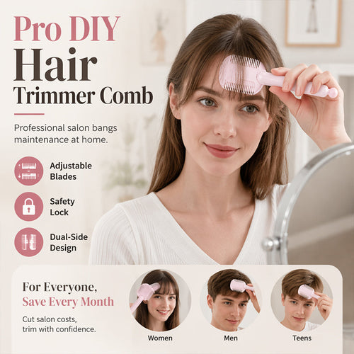 🎉✨Buy 2 Get 1 Free Limited Offer！🎁Portable Dual-Use Hair Trimming Comb