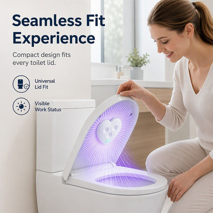 🚽Smart UVC Toilet Sterilizer Light✨✨ Automatic UVC Care  👋 Hands-Free 🔋 USB-C