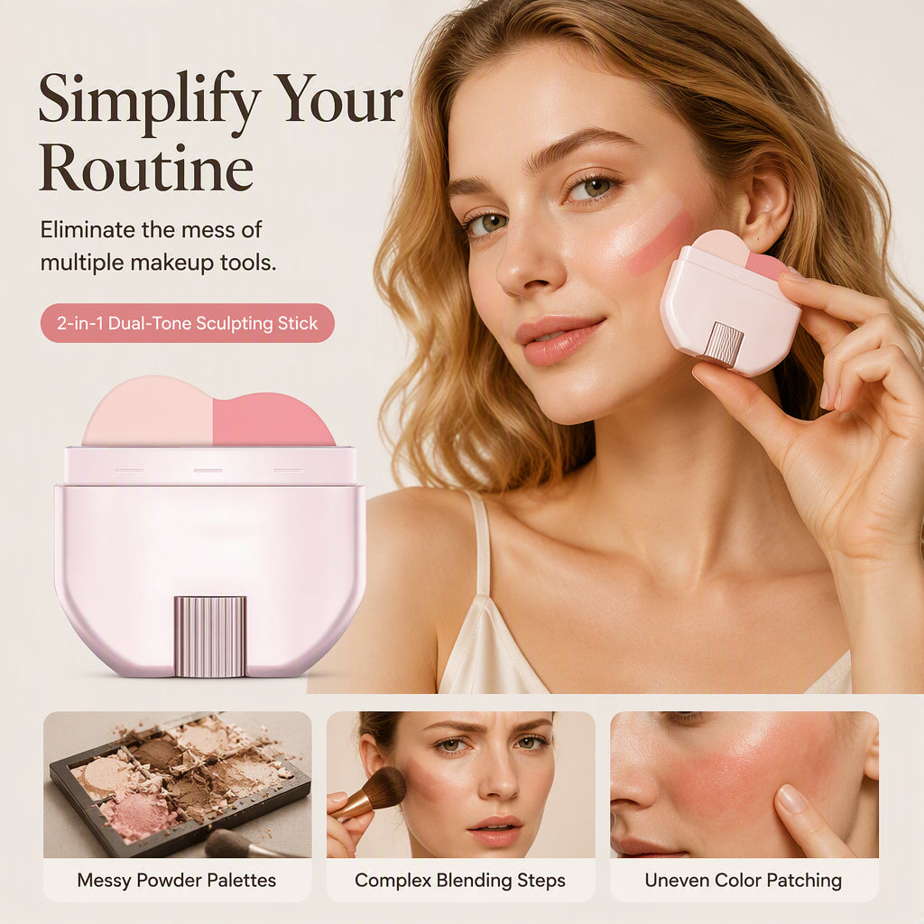 2-in-1 Long-Lasting Highlighter & Blush Stick