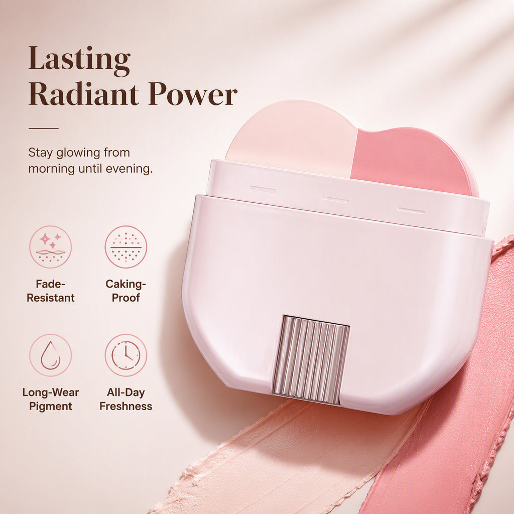 2-in-1 Long-Lasting Highlighter & Blush Stick