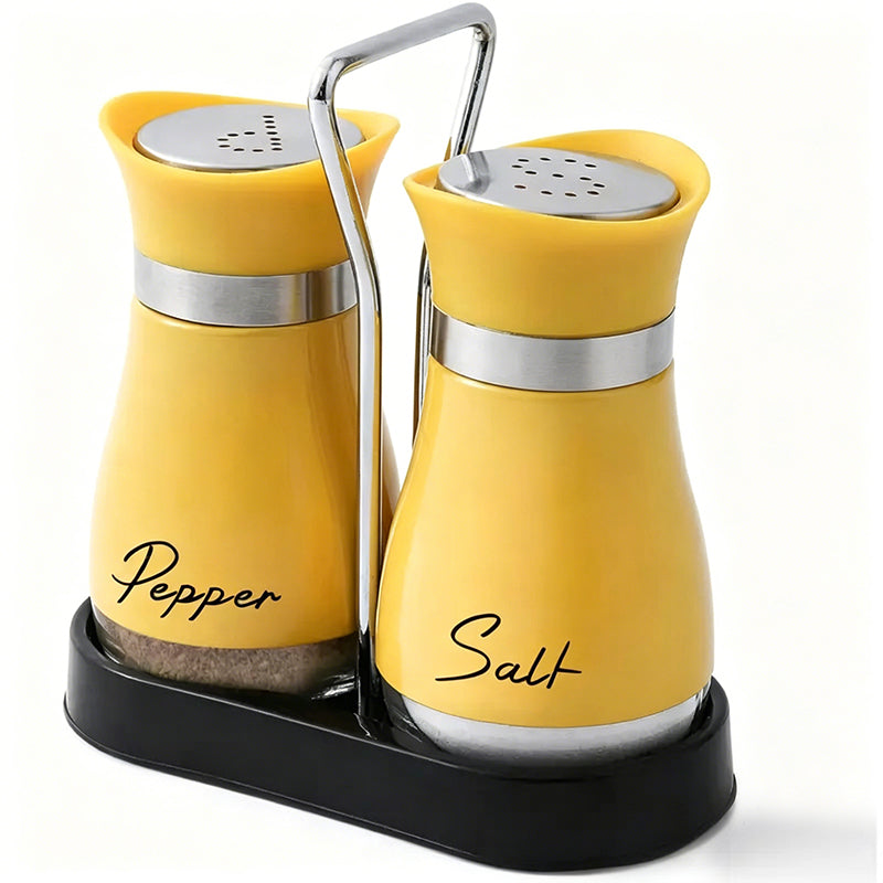 🔥🔥🔥 HOT SALE ！！ ! 🐧 Penguin Design Salt and Pepper Shaker Set, Transparent Glass Bottom Seasoning Dispenser, Large‑Mouth Refillable Spice Container for Kitchen Countertop