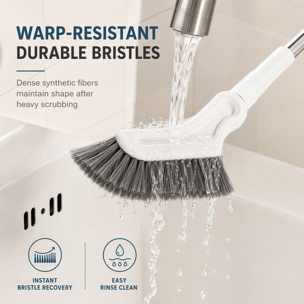 🎉 EXCLUSIVE OFFER 🧹 Buy 2, Get 1 Free + Free Hook 🎁  Multifunctional Extendable Long-Handle Floor Cleaning Brush