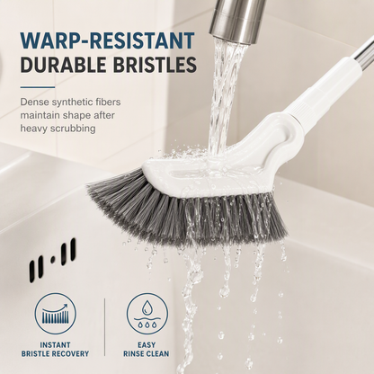 🎉 EXCLUSIVE OFFER 🧹 Buy 2, Get 1 Free + Free Hook 🎁  Multifunctional Extendable Long-Handle Floor Cleaning Brush