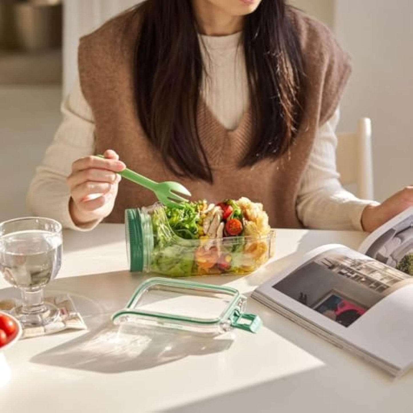 💟Vertical Layering Salad Pod Built