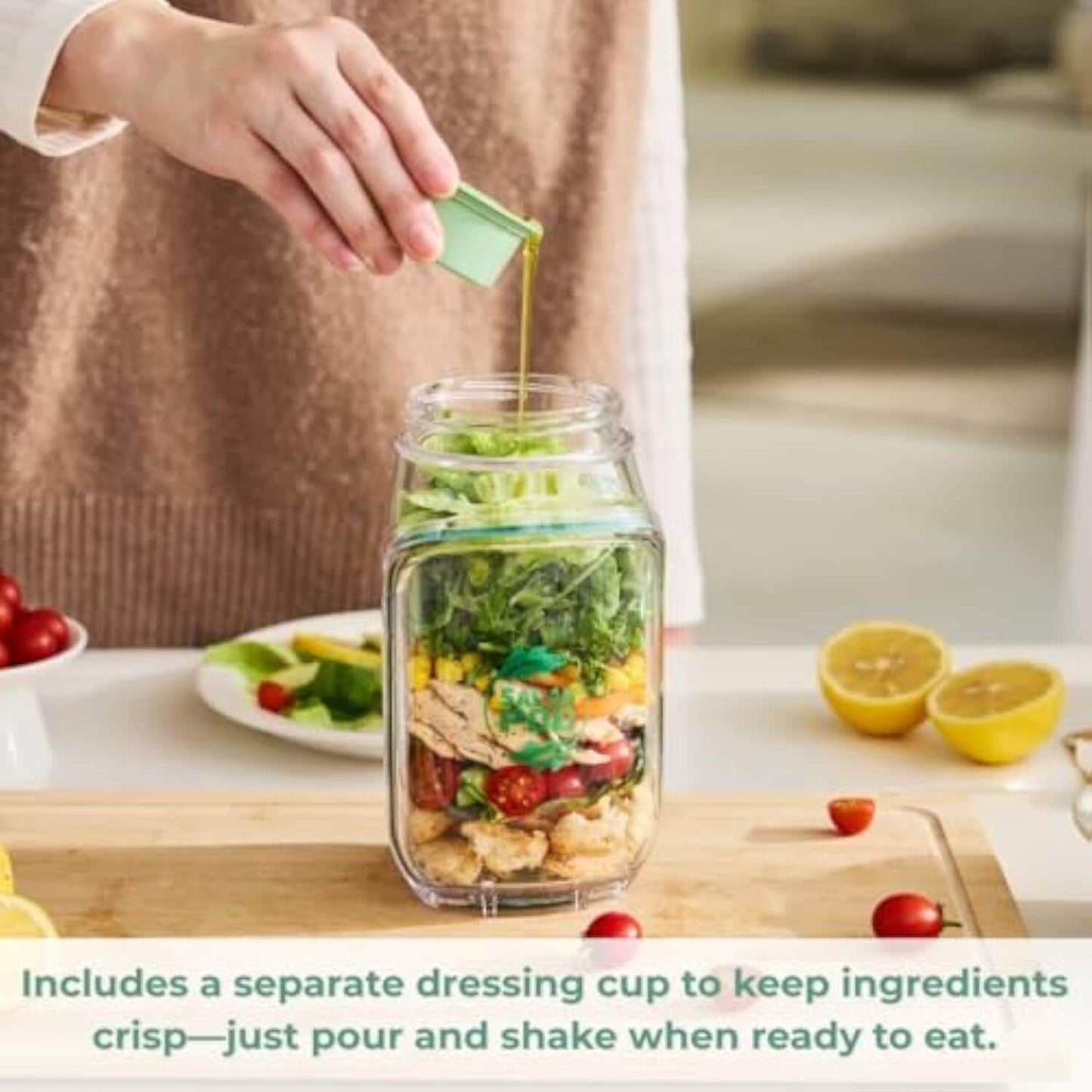💟Vertical Layering Salad Pod Built